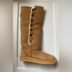 Celtic Co Women's Sheepskin Knee High Tan Boots
